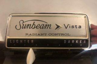 Vintage Sunbeam Vista Radiant Control Toaster Vt - 40 1960’s