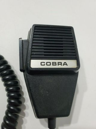 COBRA OFFICIAL BRAND REPLACEMENT 4 PIN CB COFFIN MICROPHONE VTG HANDHELD HARP 2