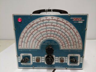 Vintage Eico Model 320 Rf/audio Signal Generator