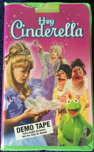 Vintage 1993 Hey Cinderella Muppets Jim Henson Demo Tape Full Length Screener