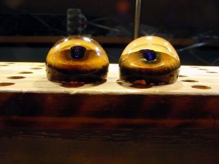 a pair vintage solid glass eyes size 31 mm for teady bear Taxidermy age1910 3008 2
