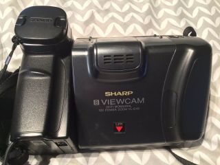 Vintage Sharp 8 Viewcam Hi - Fi Monaural 12 X Power Zoom Model Vl - E49