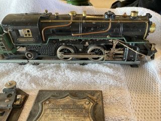 Vintage American Flyer Train Set With Tracks,  Engine,  Carts,  And Controller 2