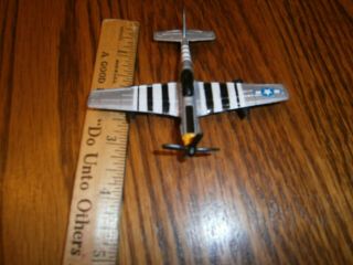 Vintage Dyna - Flites Die Cast Metal Airplane Mustang P - 51 - B A108 Estate Find