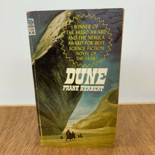 Dune Frank Herbert 1965 1st Printing Edition Vintage Paperback