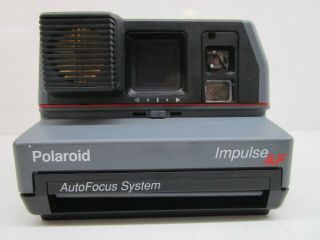 Polaroid Gray Impulse Autofocus 600 Film Camera Af System Vintage Portable 1980s