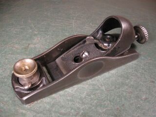 Old Vintage Tools Low Angle Block Plane Winchester Marked Solid Shape.