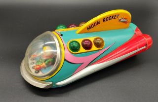 Vintage Moon Rocket By Modern Toys