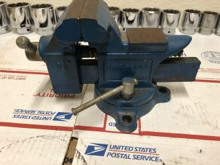 Vintage Nos Sears 3 1/2 " Bench Vise Swivels 506 - 51770 Made In Usa