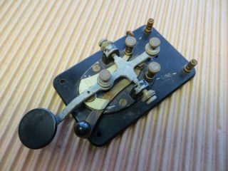 Vintage And Military Lionel J - 38 Straight Key - Morse Code Cw Keyer