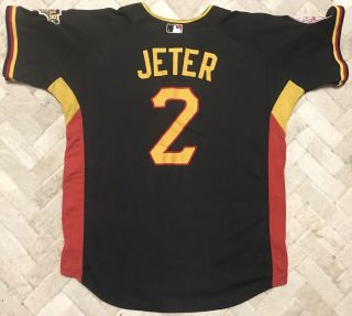 Vintage Authentic Majestic Derek Jeter American Yankees 2006 Mlb All - Star Jersey