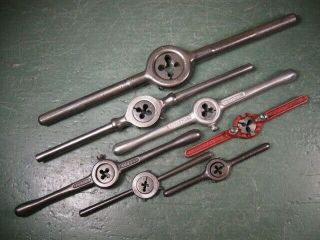 Old Vintage Machining Tools Machinist Die Wrenches Handles Group