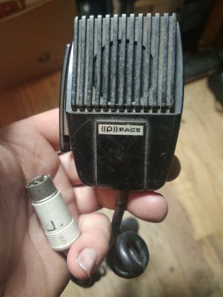 Vintage Pace Cb Radio Dynamic Microphone Imp.  500 Ohms Japan