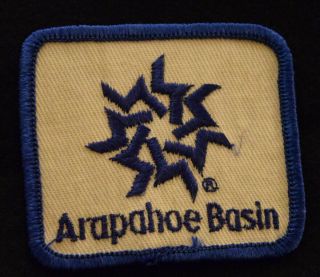 Vintage Arapahoe Basin Ski Patch Colorado Skiing Embroidered