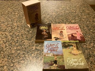 Anne Of Green Gables 5 - Piece Set 1,  2,  3,  4,  6 Paperback Vintage 1 - 3 Boxed