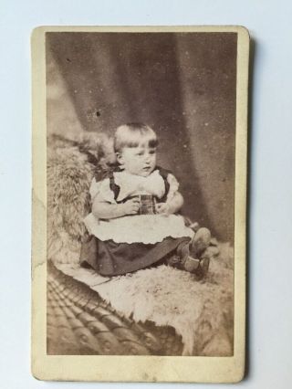 Vintage Victorian Carte De Visite Cdv Photo - Unknown Child