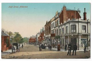 Hampshire Aldershot High Street 1923 Vintage Postcard 2.  10