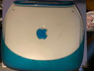 Apple Ibook G3 M2453 Clamshell Powerpc Blue Vintage No Battery