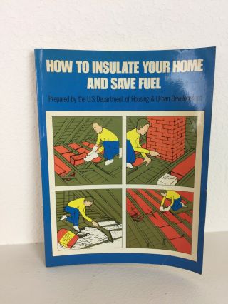 How To Insulate Your Home And Save Fuel Vintage Retro Book Decor