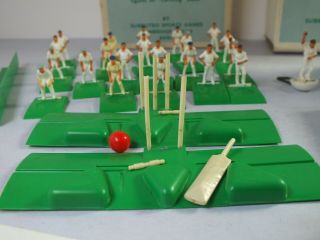 Vintage Subbuteo Table Cricket Spares - Players Fielders Score - Board Etc 3