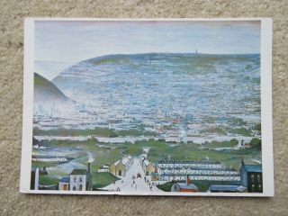 Vintage 1960 Ebbw Vale Art Postcard By Ls Lowry