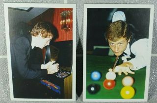 Question Of Sport Rare 1986 Vintage Steve Davis Snooker 2 X Rookie Cards