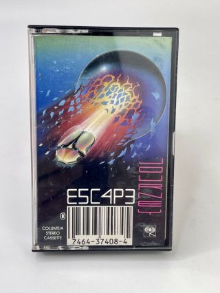 Journey Escape Oop Cassette Tape Vintage Vtg 80’s 1981 Don’t Stop Believin’ Rock