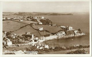 Vintage Rp Postcard - View Of Portmellon Near Mevagissey,  Cornwall