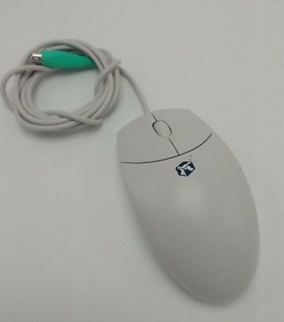 Gateway Wired Ball Ps/2 Mouse M - S69 By Logitech Cleaned Vintage