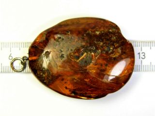 Old vintage Baltic Amber stone pendant 16 grams authentic natural 3469 2