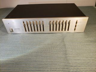 Vintage Pioneer Graphic Equalizer Sg - 300 7 Band Stereo