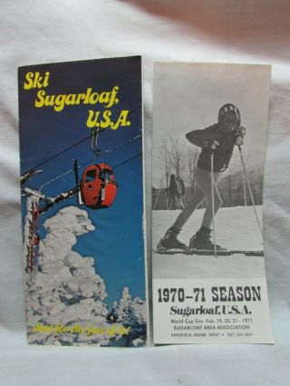 VINTAGE 1970/71 SUGARLOAF USA MAINE SKI SEASON BROCHURE 3