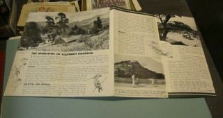 1930 ' s Umtali and the Eastern Districts of Southern Rhodesia Travel Brochure 2