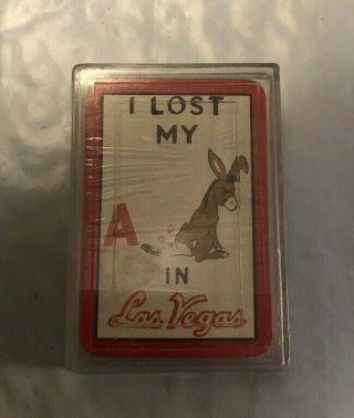 Vintage Card Deck I Lost My Ass In Las Vegas