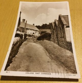 Vintage Tuck’s Postcard - College - East Chinnock -