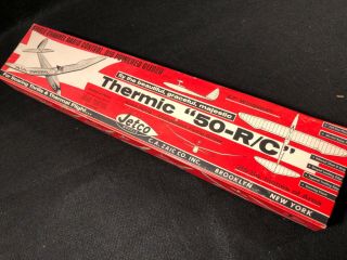 Vintage Jetco Models Thermic " 50 - R/c " Glider Airplane Kit
