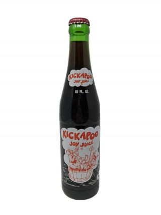 10oz 1965 Kickapoo Joy Juice Vintage Soda Bottle Rebottled W/ Dodger Cola