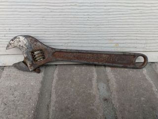 Vtg Craftsman 8 " Adjustable Crescent Wrench 44603 Good Cond,  Fast Real - Cost Ship
