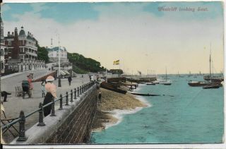 Rare Vintage Postcard,  Looking East,  Westcliff - On - Sea,  Essex,  1917