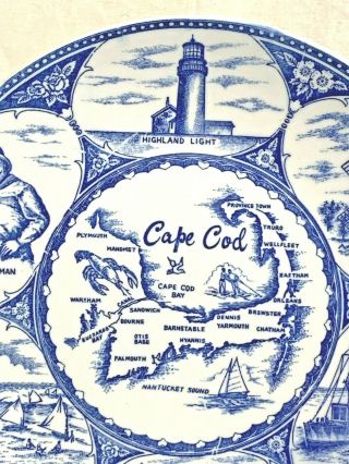 Cape Cod Massachusetts Souvenir collector plate lighthouse fisherman 9 