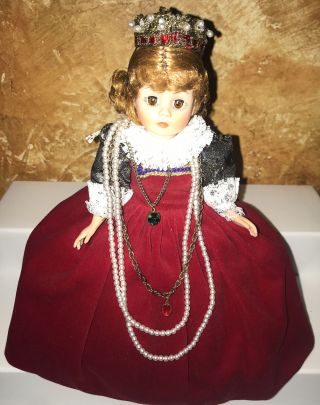 Madame Alexander Doll 10 " Queen Elizabeth I My Doll House 1990 Cissette