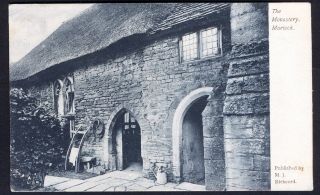 The Monastery,  Martock,  Somerset.  1903 Vintage Postcard.  Uk Post
