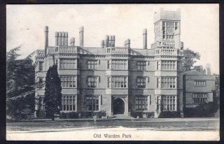 Mansion House,  Old Warden Park,  Beds.  1905 Vintage Postcard.  Uk Postage