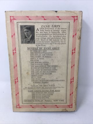 Vtg Rare The Day Of The Beast by Zane Grey Hardcover 1922 - Grosset & Dunlap DJ 2