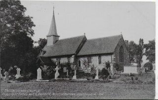 Early Vintage Postcard,  Southchurch Holy Trinity Church,  Southend On Sea