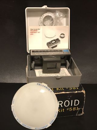 Vintage Polaroid Portrait Kit 581 W/ Box