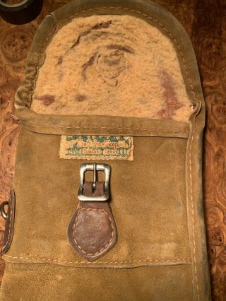 Schoelkopf Co.  Shotgun Case Vintage Leather And Fleece Lined.  45 Inches Vintage 3