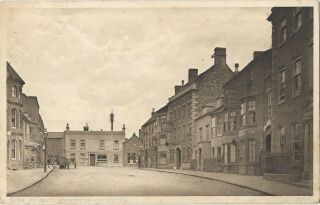 Warwickshire Shipston - On - Stour High Street 1917 Vintage Postcard 4.  2