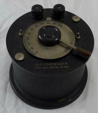 Vintage General Radio Type 182a " Cuddy " Variable Air Condensor
