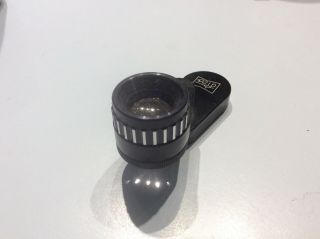 Vintage Atco Bakelite Magnifying Glass,  12x Swivel / Focus Adjust